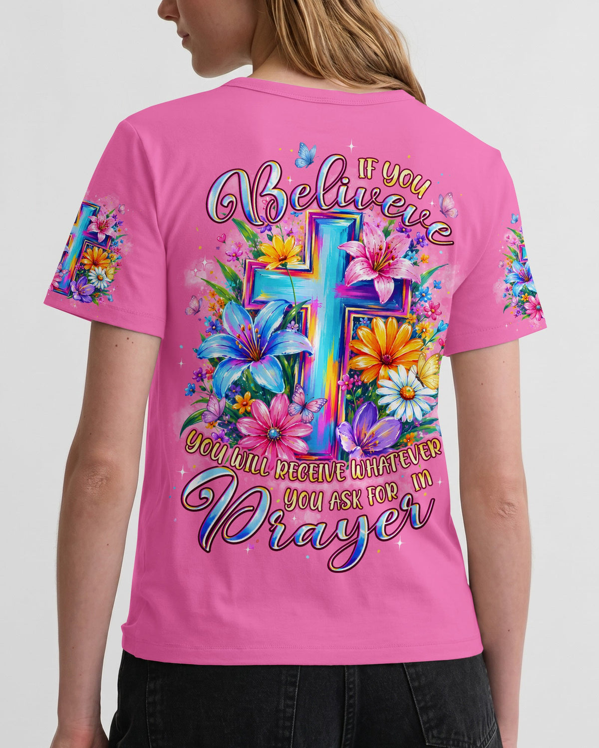 If You Believe Women's All Over Print Shirt - Typq0408261