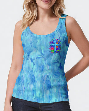 I Can Do All Things Floral Women's All Over Print Shirt  - Tlhn2004262