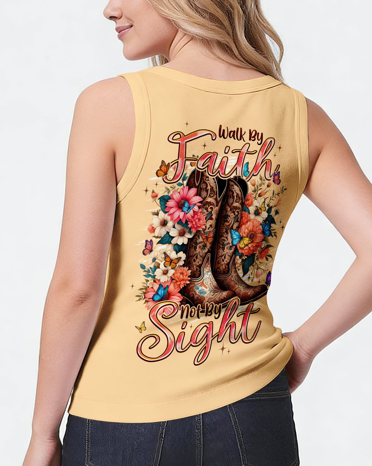Walk By Faith Not By Sight Women's All Over Print Shirt - Typq2406262