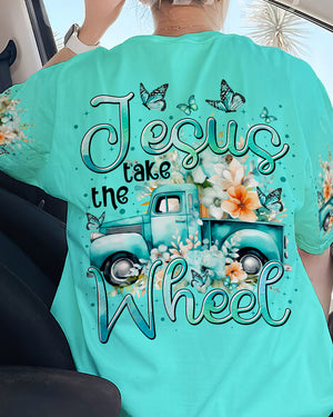 Jesus Take The Wheel Women's All Over Print Shirt - Tytm1412234
