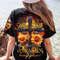 Where There Is Faith Miracles Happen Women's All Over Print Shirt - Tlno0607234
