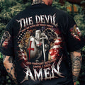 The Devil Saw Me With My Head Down Men's All Over Print Shirt - Tlno0605241