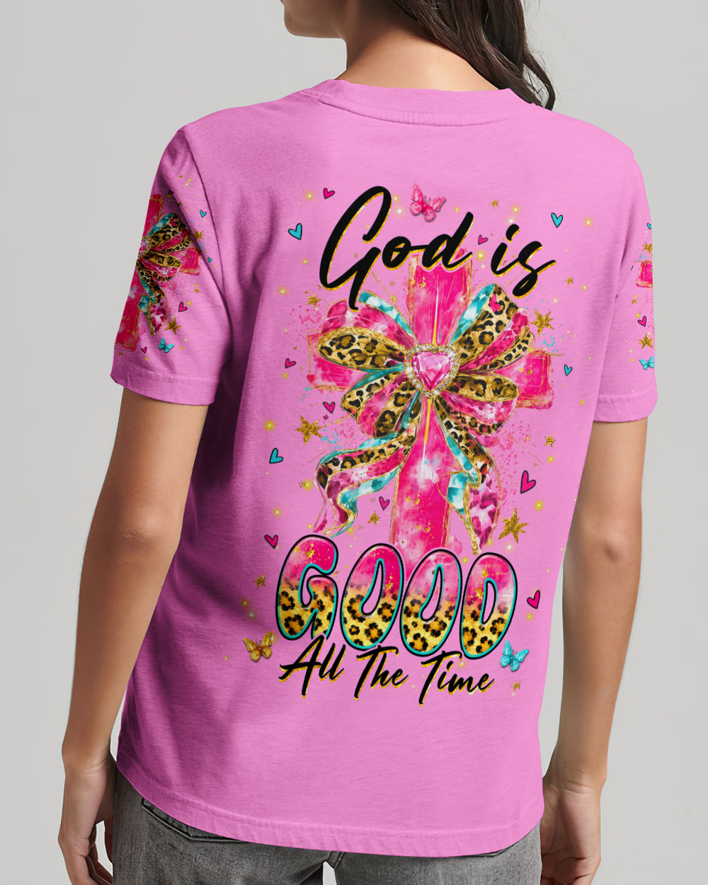 God Is Good All The Time Women's All Over Print Shirt - Tyln2306261