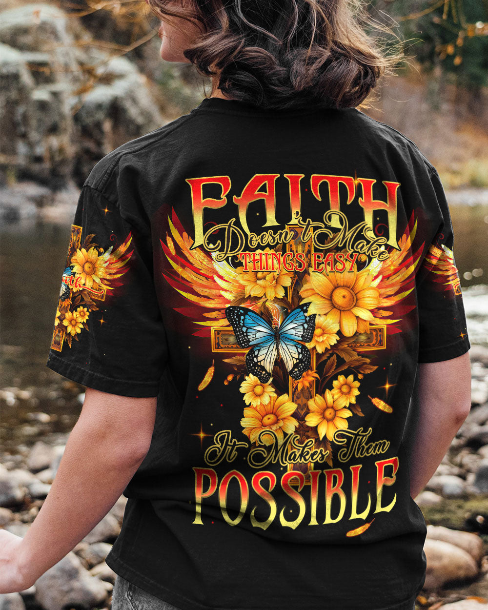 Faith Doesn't Make Things Easy Women's All Over Print - Tytm2706231