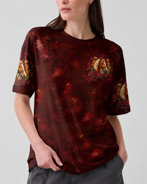 This Girl Runs On Jesus And Horses Women's All Over Print Shirt - Tltw2807261