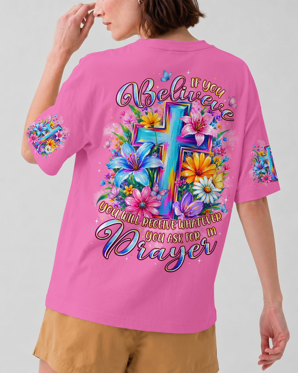 If You Believe Women's All Over Print Shirt - Typq0408261