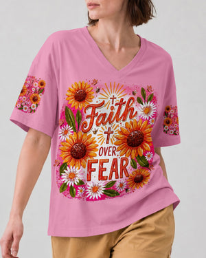 Faith Over Fear Women's All Over Print Shirt - Tyln1707262