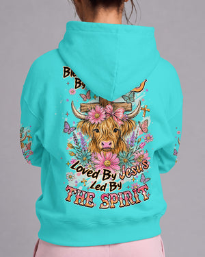 Blessed By God Highland Cow Women's All Over Print Shirt - Tlhn2807263
